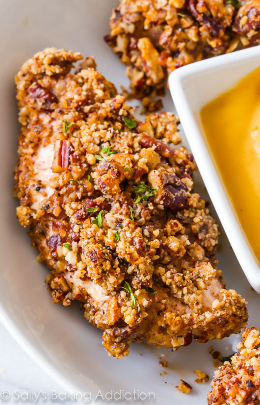 pecan-crusted-chicken-fingers-baked-not-fried-by-sallysbakingaddiction-com_